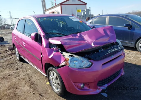 2015 Mitsubishi Mirage Es/Rf z USA, uszkodzony, nr VIN ML32A4HJ0FH004427